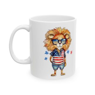 Patriotic Lion
