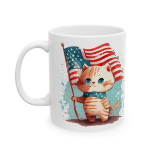 Cute Patriotic Cat