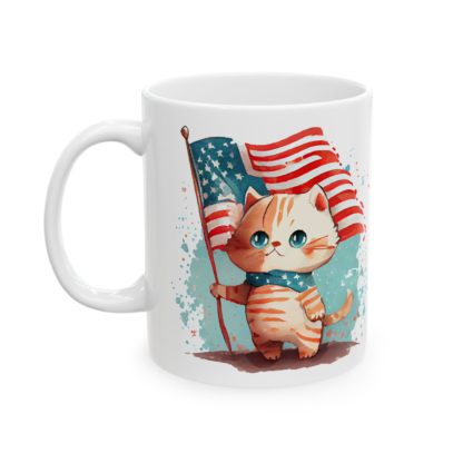 Cute Patriotic Cat