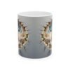 Cracked  Floral Scene Ceramic Mug — Cross In Nature Coffee Cup