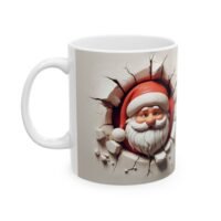 10395437256563943927_2048.jpeg Santa Cracks Through Ceramic Mug — Funny Christmas Coffee Cup
