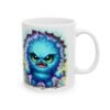 Mystic Blue Creature Ceramic Mug — Vibrant Blue Creature Coffee Cup