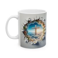 11819996416066281116_2048.jpeg Floral Cross Ceramic Mug — Sunrise - Cross In The Clouds