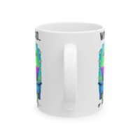 Working Hard...Hardly Working Ceramic Mug — Colorful Artist Studio Coffee Cup