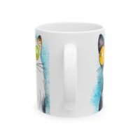 Cat Lover Mug – "Life Is Short, Hug Your Meow" Ceramic Coffee Cup