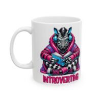 Introverting Zebra Ceramic Mug