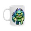 Cute Colorful Monster Ceramic Mug — Whimsical  Creature Coffee Cup