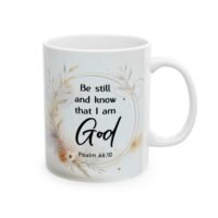 13463531386311681295_2048.jpeg Inspirational Floral Ceramic Mug – Motivational Quote Coffee Cup