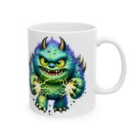 Cute Colorful Monster Ceramic Mug — Whimsical  Creature Coffee Cup