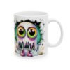 Monster Ghost Ceramic Mug — Colorful, Creepy & Cute