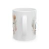 Floral Ceramic Mug – 'Christ' Faith Quote Coffee Cup