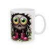 Creepy Cute  Mug – Colorful Monster Coffee Cup