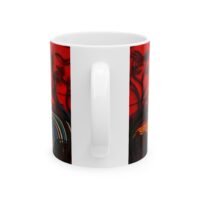Zebra Sunset Ceramic Mug — Colorful  Wildlife Coffee Cup