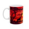 Sunset Safari Ceramic Mug —  Giraffe Sunset Scene