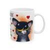 17086566497298002601_2048.jpeg Cat Lover Ceramic Mug – “Life Is Short, Hug Your Meow” Cute Cat Quote Coffee Cup