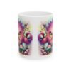 Colorful Fantasy Monster Ceramic Mug — Vibrant Pink Monster Coffee Cup