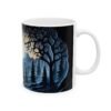 Mountain Nightscape Ceramic Mug – Scenic Forest Moonlight Coffee Cup