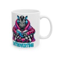 Introverting Zebra Ceramic Mug