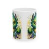 Cute Electric Monster Ceramic Mug — Colorful  Goblin Coffee Cup