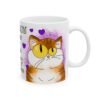 Cat Lover Coffee Mug – “Life Is Short, Hug Your Meow”