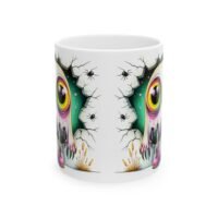 Monster Ghost Ceramic Mug — Colorful, Creepy & Cute