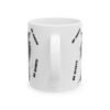 Funny Black Cat Mug — 'Shut Up! Be Quiet!! Go Away!!!' Ceramic Coffee Cup