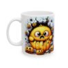 Cute Pumpkin Monster Ceramic Mug