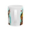 Life Is Short Hug Your Meow Ceramic Mug — Cute Cat Quote Coffee Cup