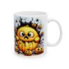 Cute Pumpkin Monster Ceramic Mug
