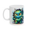 Cute  Monster Ceramic Mug — Whimsical Creature Coffee Cup
