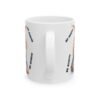 Funny Cat Coffee Mug – Illustrated Grumpy Cat Saying ‘Shut Up!! / Go Away!!!’