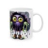 Zombie Hand Ceramic Mug — Spooky Dripping Monster Design