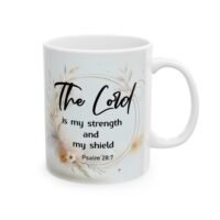 Thankful Heart Ceramic Mug — Gratitude Quote Coffee Cup