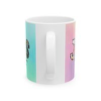 Jesus Floral Ceramic Mug — Inspirational Pastel Coffee Cup