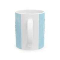 Coffee & Jesus Ceramic Mug — 'Coffee Gets Me Started, Jesus Keeps Me Going' Inspirational